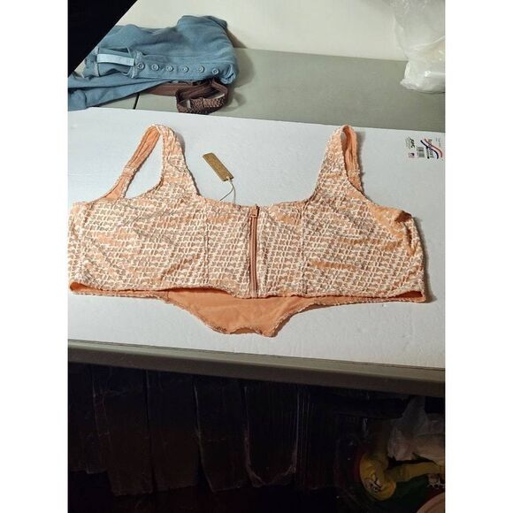 Skims Velvet flocked bustier Nwt - Picture 4 of 16